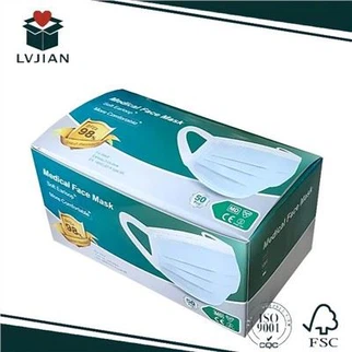 Продуктов хартиен контейнер за медицинска маска за лице