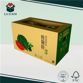 Кутия от гофрирана хартия за диня